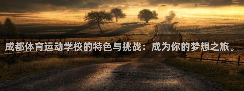 关键词：成都体育运动学校的特色与挑战：成为你的梦想之旅。
